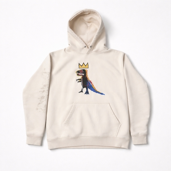Jean-Michel Basquiat Graphic Hoodie - Picture 2 of 3